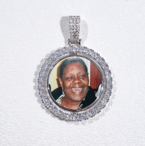 3D Spinning 2-Faced Custom Picture Pendant