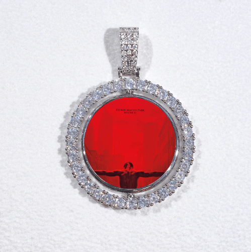 3D Spinning 2-Faced Custom Picture Pendant
