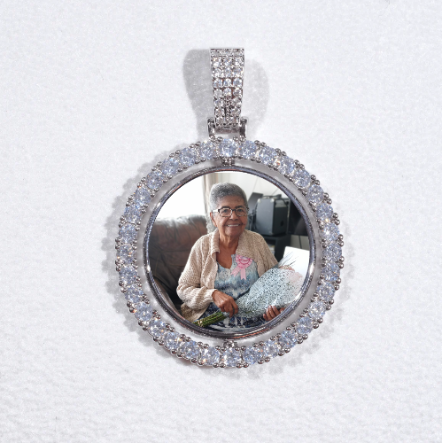 3D Spinning 2-Faced Custom Picture Pendant