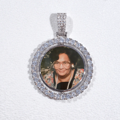 3D Spinning 2-Faced Custom Picture Pendant