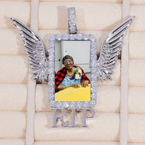 RIP WING 3D CUSTOM PICTURE PENDANT