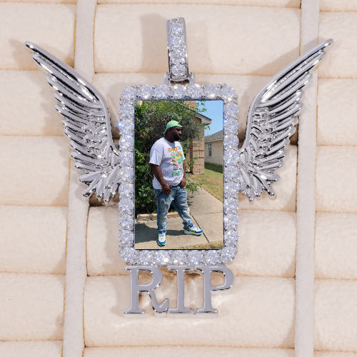 RIP WING 3D CUSTOM PICTURE PENDANT