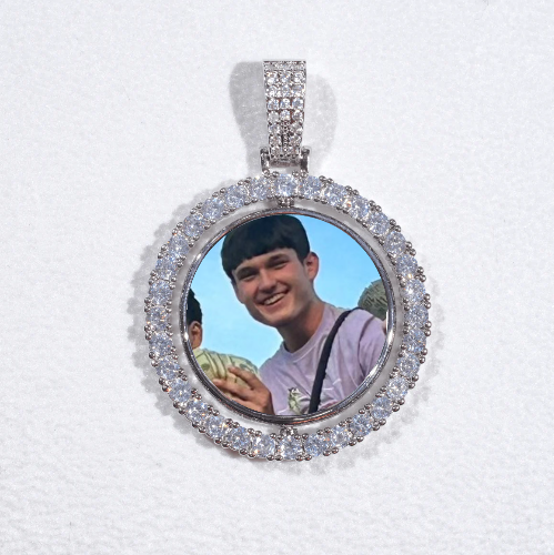3D Spinning 2-Faced Custom Picture Pendant