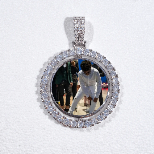 3D Spinning 2-Faced Custom Picture Pendant