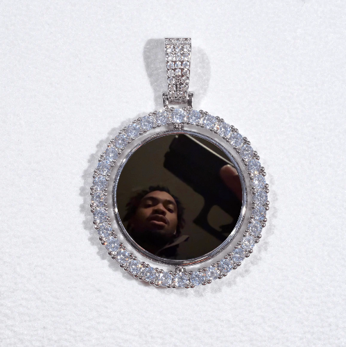 3D Spinning 2-Faced Custom Picture Pendant