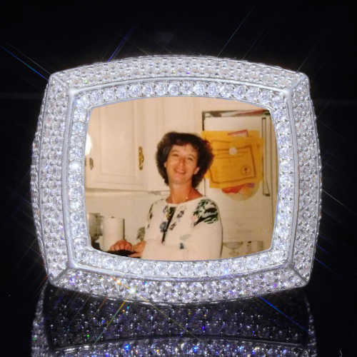 3D CUSTOM PICTURE ICED RING