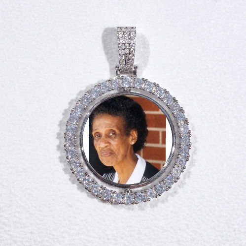 3D Spinning 2-Faced Custom Picture Pendant