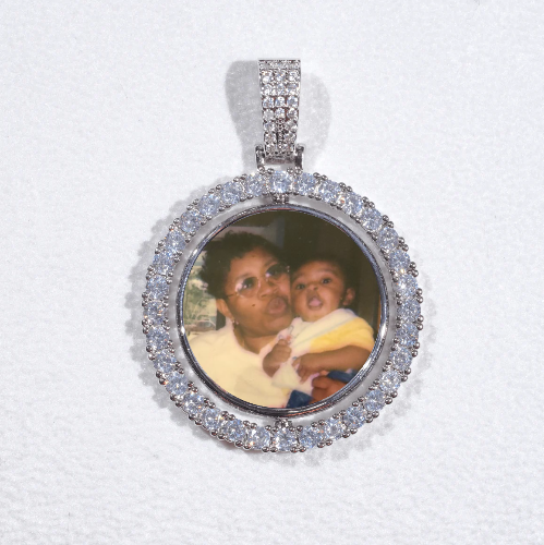 3D Spinning 2-Faced Custom Picture Pendant