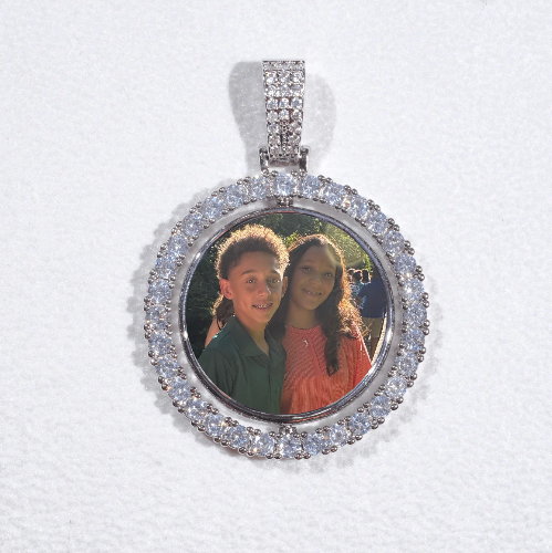3D Spinning 2-Faced Custom Picture Pendant