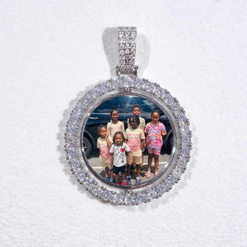 3D Spinning 2-Faced Custom Picture Pendant