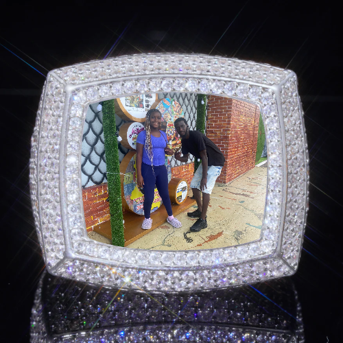 3D CUSTOM PICTURE ICED RING