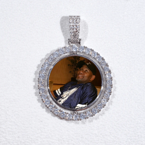 3D Spinning 2-Faced Custom Picture Pendant