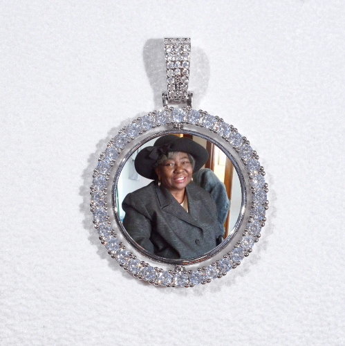 3D Spinning 2-Faced Custom Picture Pendant