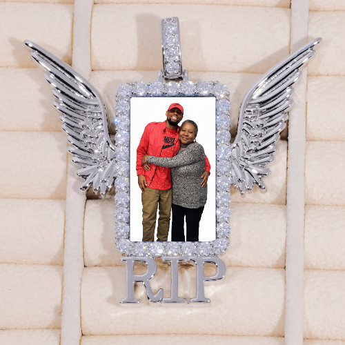RIP WING 3D CUSTOM PICTURE PENDANT