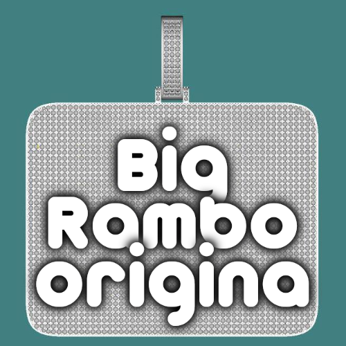 CUSTOM LETTER NECKLACE 3D BIG SQUARE