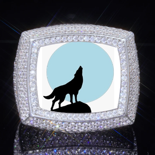 3D CUSTOM PICTURE ICED RING