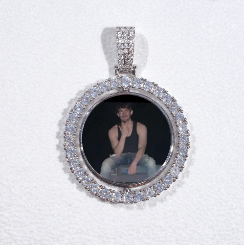 3D Spinning 2-Faced Custom Picture Pendant