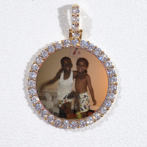 3D CIRCLE CUSTOM PICTURE PENDANT SMALL SIZE