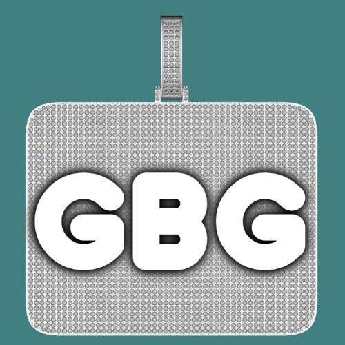 CUSTOM LETTER NECKLACE 3D BIG SQUARE