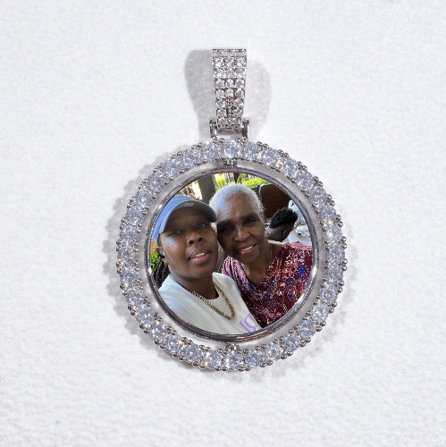 3D Spinning 2-Faced Custom Picture Pendant