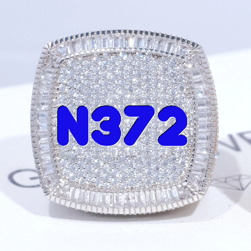 CUSTOM LETTER 3D ICED RING