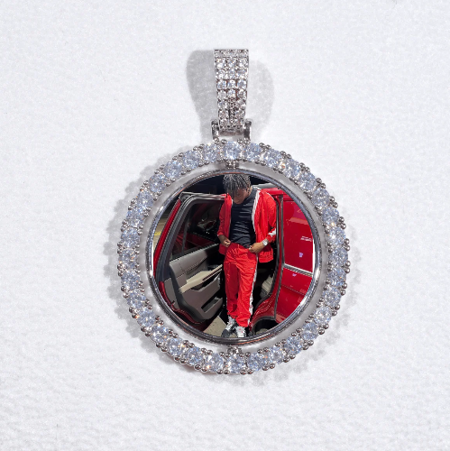 3D Spinning 2-Faced Custom Picture Pendant