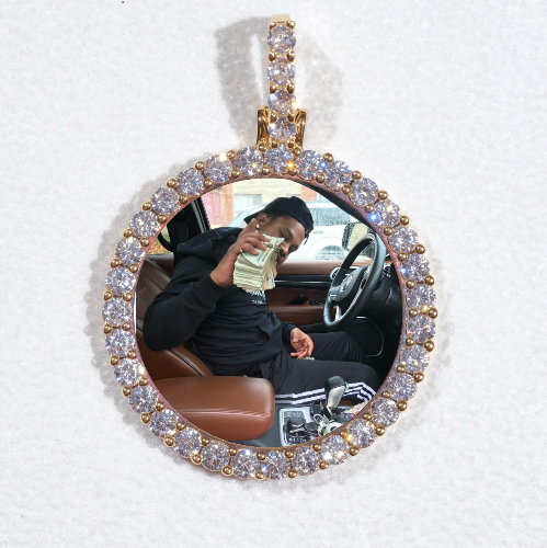 3D CIRCLE CUSTOM PICTURE PENDANT SMALL SIZE