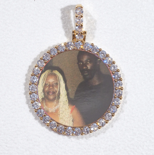 3D CIRCLE CUSTOM PICTURE PENDANT SMALL SIZE