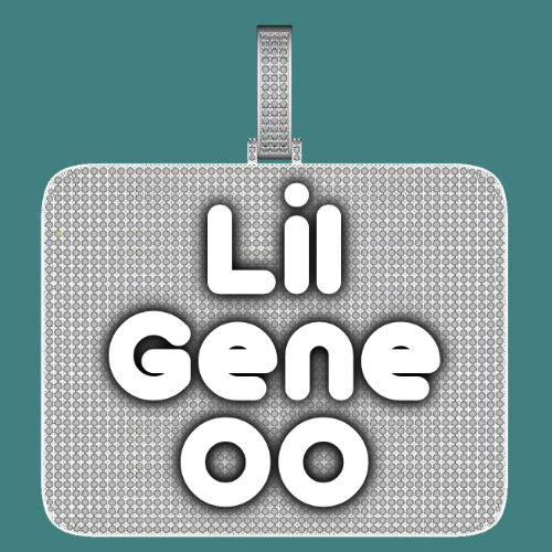 CUSTOM LETTER NECKLACE 3D BIG SQUARE