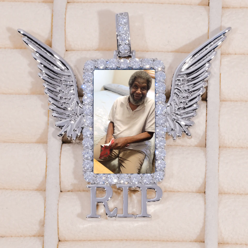 RIP WING 3D CUSTOM PICTURE PENDANT