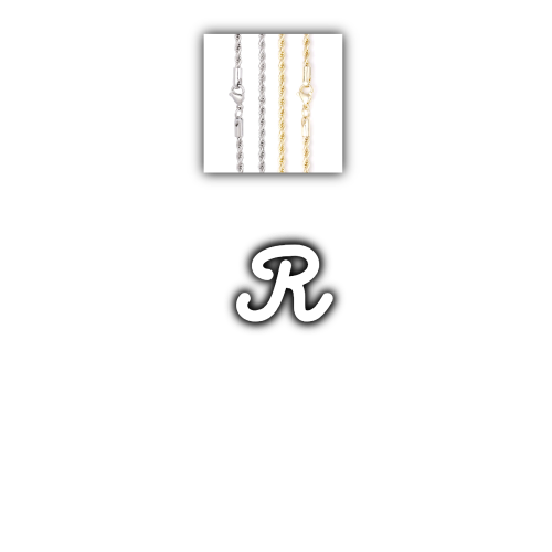 Script Custom Letter Necklace