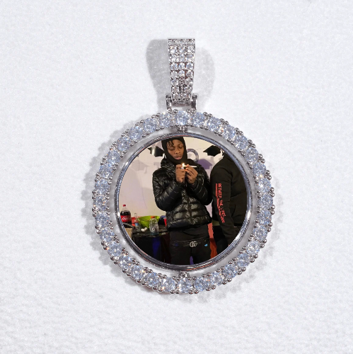 3D Spinning 2-Faced Custom Picture Pendant