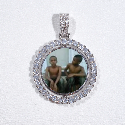 3D Spinning 2-Faced Custom Picture Pendant