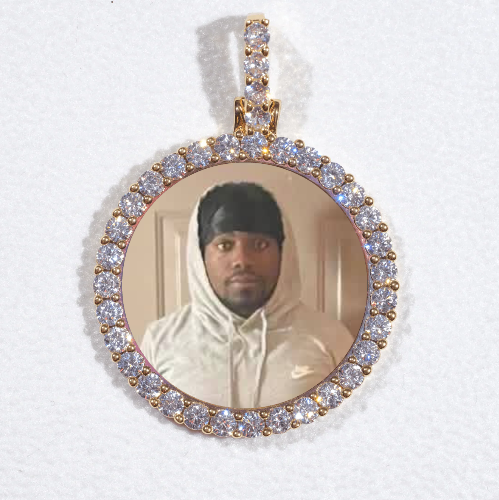 3D CIRCLE CUSTOM PICTURE PENDANT SMALL SIZE
