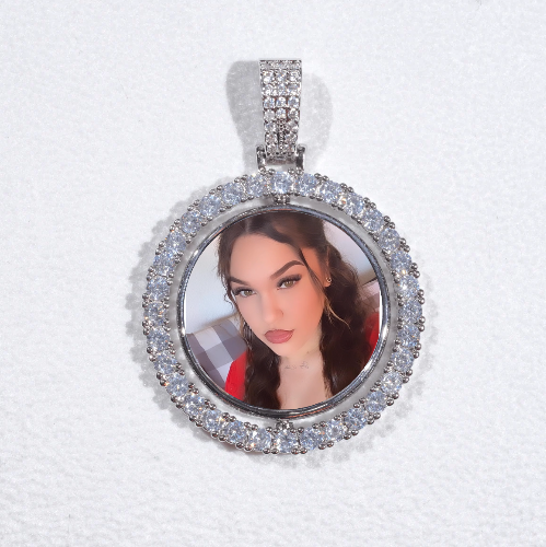 3D Spinning 2-Faced Custom Picture Pendant