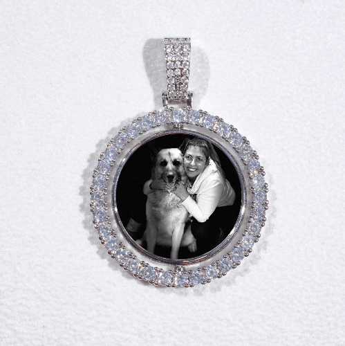 3D Spinning 2-Faced Custom Picture Pendant