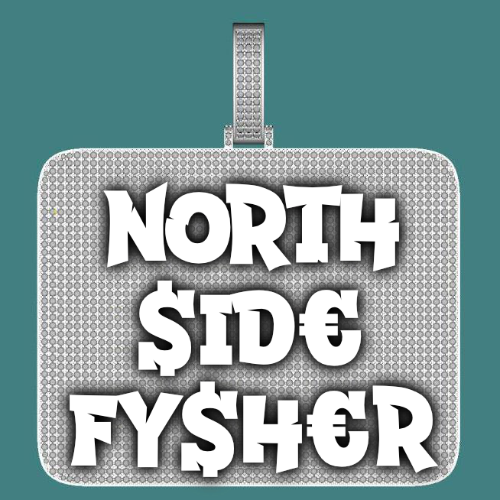 CUSTOM LETTER NECKLACE 3D BIG SQUARE
