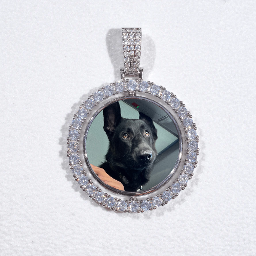 3D Spinning 2-Faced Custom Picture Pendant