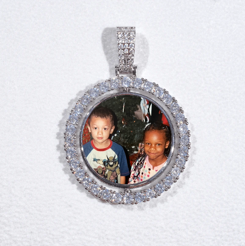 3D Spinning 2-Faced Custom Picture Pendant