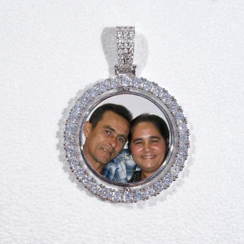 3D Spinning 2-Faced Custom Picture Pendant