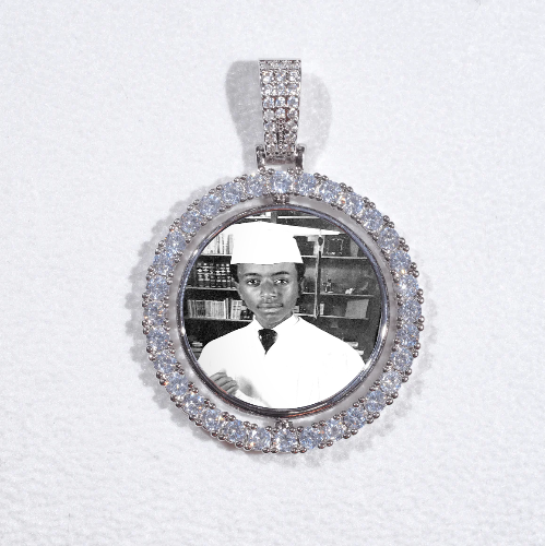3D Spinning 2-Faced Custom Picture Pendant