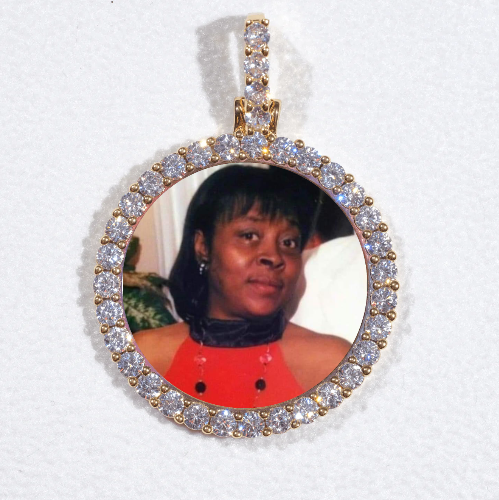 3D CIRCLE CUSTOM PICTURE PENDANT SMALL SIZE