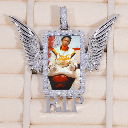 RIP WING 3D CUSTOM PICTURE PENDANT