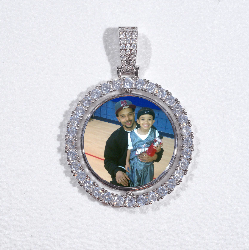 3D Spinning 2-Faced Custom Picture Pendant