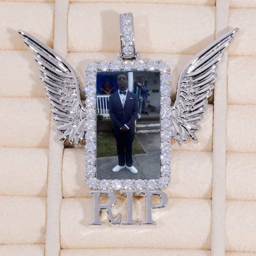 RIP WING 3D CUSTOM PICTURE PENDANT