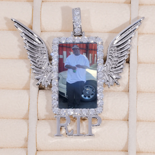 RIP WING 3D CUSTOM PICTURE PENDANT