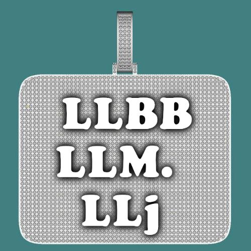 CUSTOM LETTER NECKLACE 3D BIG SQUARE