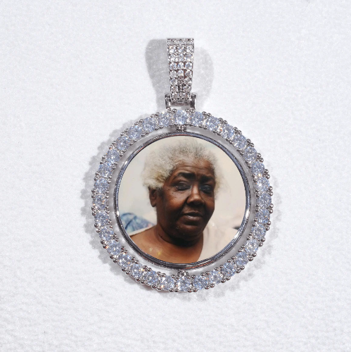 3D Spinning 2-Faced Custom Picture Pendant