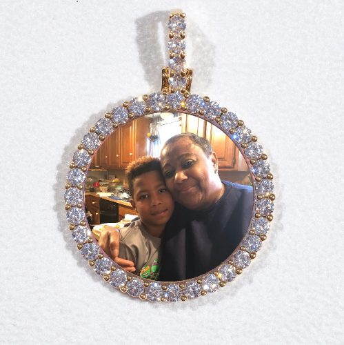 3D CIRCLE CUSTOM PICTURE PENDANT SMALL SIZE