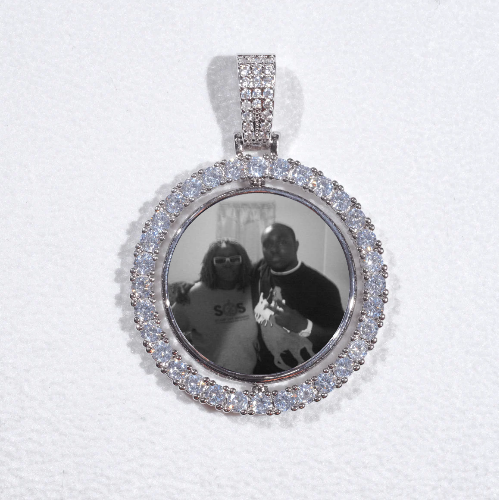 3D Spinning 2-Faced Custom Picture Pendant